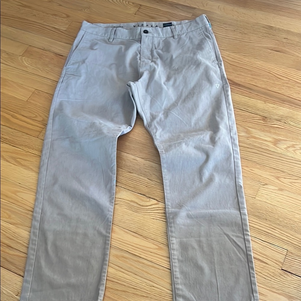 VISSLA border beige casual pant
